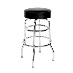 GY-1033 Bancos de bar giratórios redondos, cadeiras de bar de metal com assento, couro pu, banco de bar de cozinha