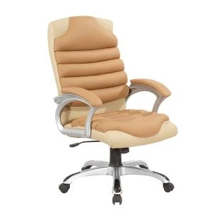 Cadeira ergonômica com encosto médio Cadeira executiva de escritório em PU Y-2887B